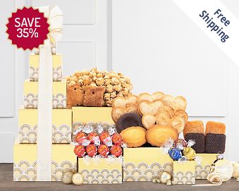 Lindt Chocolate and Sweets Tower FREE SHIPPING 35% Save Original Price is $ 50